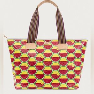 Consuela Legacy Watermelon Zipper Tote